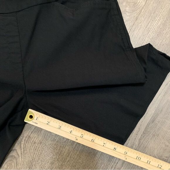 HILARY RADLEY Dress Bermuda Shorts Women’s Large Black High Waisted Pockets. - Picture 10 of 10